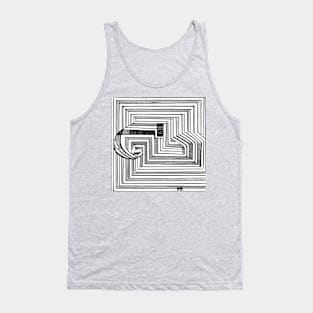 Geometric Elephant 1 Tank Top